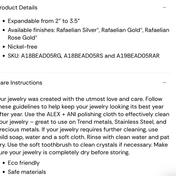 Rose Tone Alex & Ani Paw Print Beaded Bangle - Picture 4 of 4